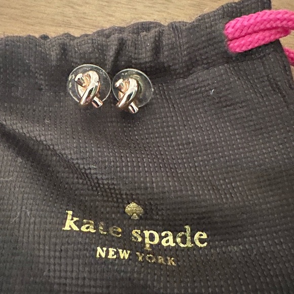 Kate Spade Sailors Knot Rosegold Earrings - Picture 4 of 4